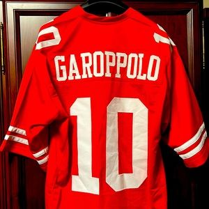 NFL Excellent Condition Classic SF 49ers Jimmy Garoppolo Red #10 Jersey Like New